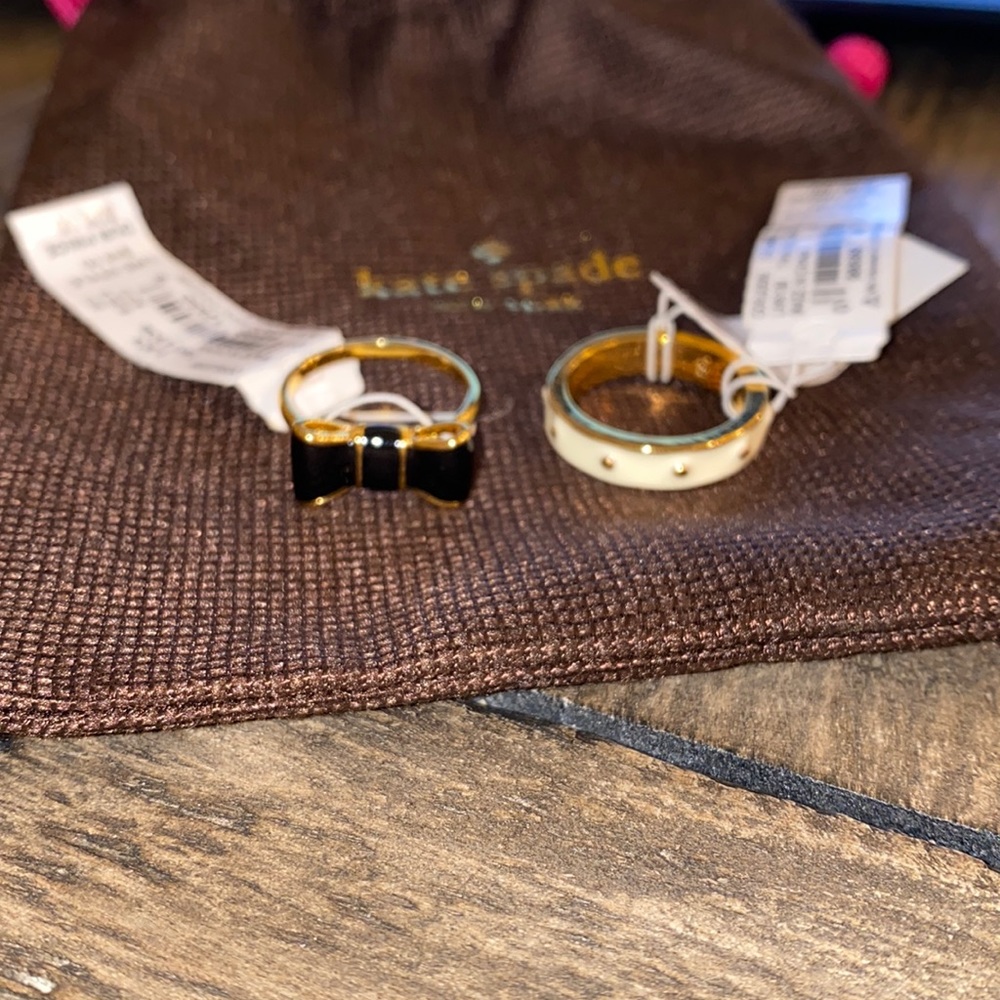 NWTs Kate spade rings. Size 8